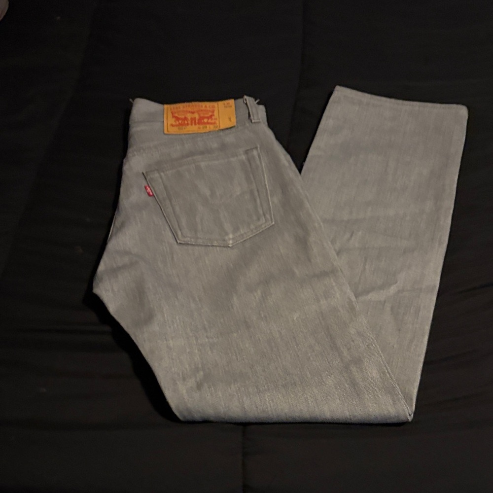 Levi's Gray Relaxed 501  Men Jeans